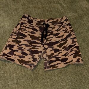 Camouflage Print Shorts